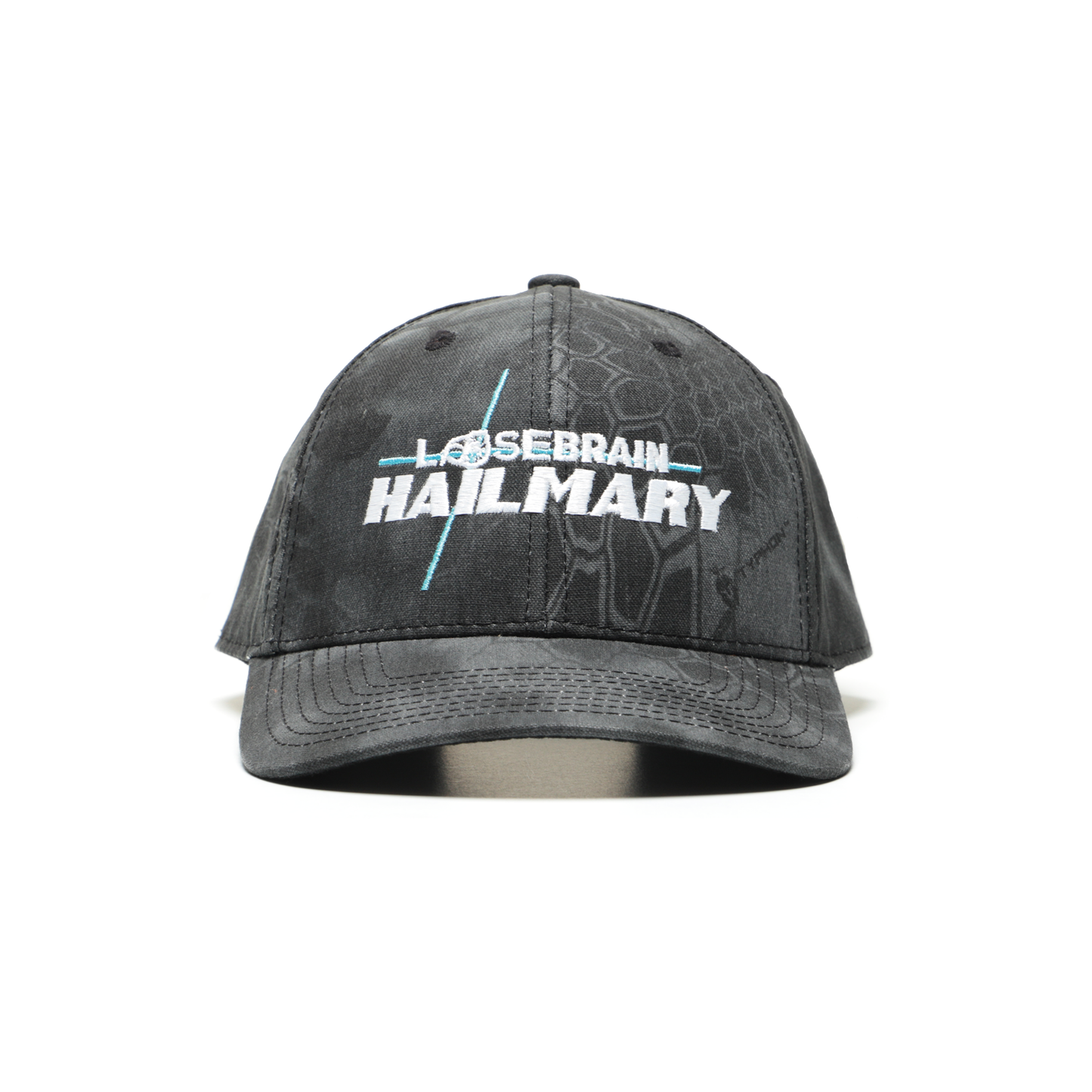 Hailmary x Loosebrain Logo Hat (Kyrptek Typhon Camo)